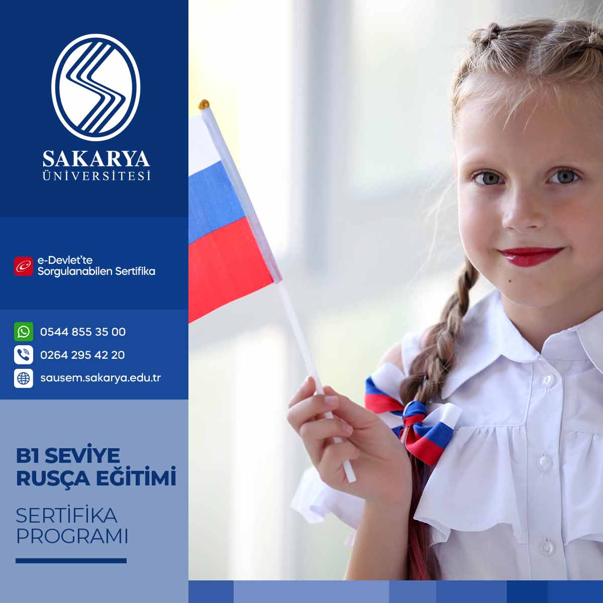 B1 Seviye Rusça Eğitimi Sertifika Programı