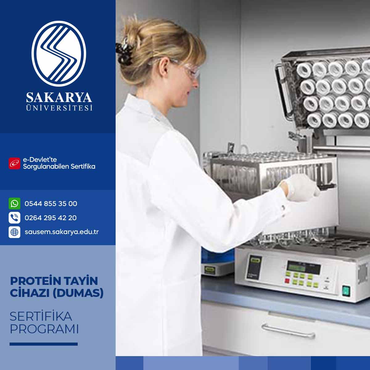 Protein Tayin Cihazı (DUMAS) Sertifika Programı