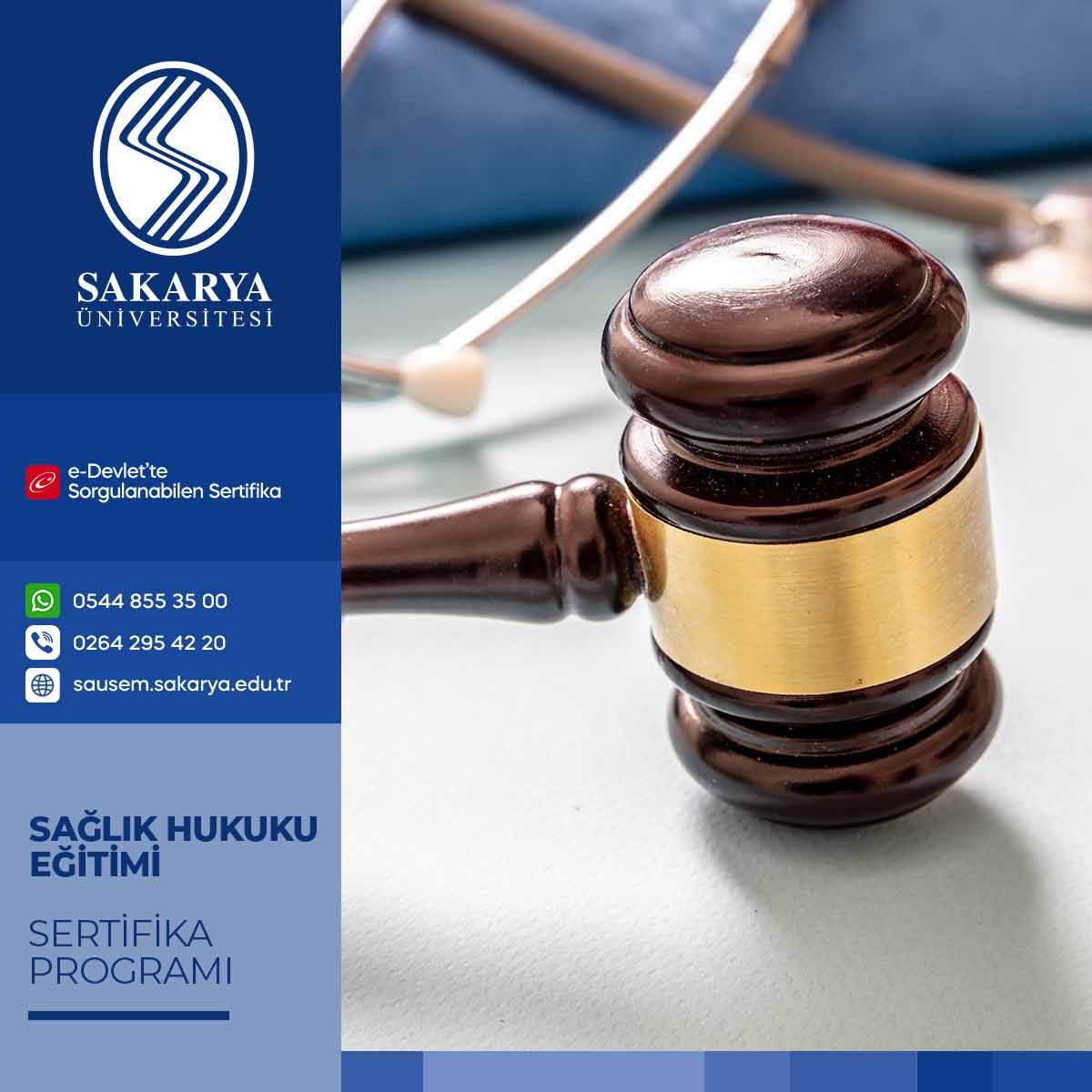 Sağlık Hukuku Eğitimi Sertifika Programı